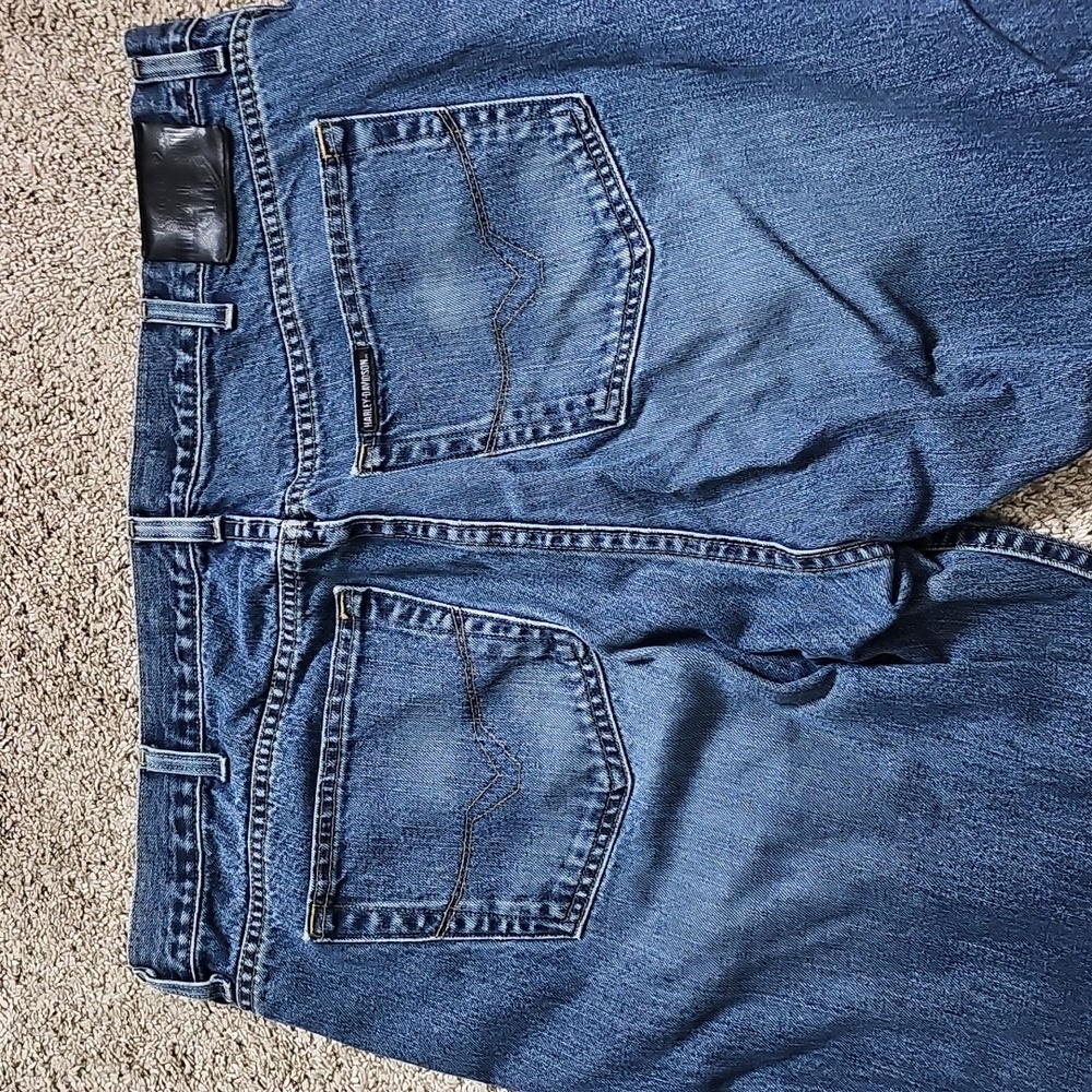 Men’s Harley-Davidson Classic Fit Cotton Denim Blue Jeans